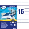 Lipnios etiketės Avery Europe, A4, 105x37mm, 16 etikečių lape, be rėmelio, 100 lapų
