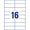 Lipnios etiketės Avery Europe, A4, 105x37mm, 16 etikečių lape, be rėmelio, 100 lapų