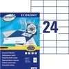 Lipnios etiketės Avery Europe, A4, 70x37mm, 24 etiketės lape, be rėmelio, 100 lapų, baltos spalvos
