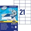 Lipnios etiketės Avery Europe, A4, 70x42.3mm, 21 etiketė lape, be rėmelio, 100 lapų, baltos spalvos