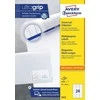 Lipnios etiketės Avery Zweckform, 70x35mm, A4, 24 etiketės lape, 100 lapų, baltos spalvos