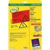 Lipnios etiketės Avery Zweckform, A4, 210x297mm, 25 lapai, neoninės geltonos spalvos