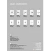 Lipnios etiketės College, A4, 210x148mm, 2 etiketės lape, 100 lapų, baltos spalvos