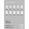 Lipnios etiketės College, A4, 210x297mm, 1 etiketė lape, 100 lapų, baltos spalvos