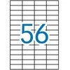 Multi 3 Lipnios etiketės Multi3 A4, 52.5x21.2mm, 56 etiketės lape, 100 lapų, baltos spalvos