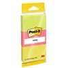 Lipnūs lapeliai 3M Post-it® 38mmx51mm, 3 vnt. po 100 lapelių, neoninės spalvos