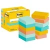 Lipnūs lapeliai 3M Post-it® Beachside, 38mmx51mm, 12 vnt. po 100 lapelių