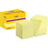 Lipnūs lapeliai 3M Post-it® Super Sticky 47,6mmx47,6mm, 12 vnt. po 90 lapelių, geltonos spalvos