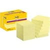 Lipnūs lapeliai 3M Post-it® Super Sticky 47,6mmx47,6mm, 12 vnt. po 90 lapelių, geltonos spalvos