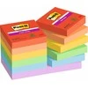 Lipnūs lapeliai 3M Post-it® Super Sticky Playful 47.6mmx47.6mm 12vnt/pak 90L