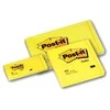 Lipnūs lapeliai Post-it, 76x51mm, 100 lapelių, geltonos spalvos