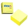 Lipnūs lapeliai Stick´N 21010, 76x76mm, 400 lapelių, geltonos spalvos
