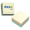 Stickn Lipnūs lapeliai Stick´N 21013, 76x76mm, 400 lapelių, įvairių pastelinių spalvų