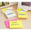 Lipnūs lapeliai Stick´N 21093, 76x76mm, 3x50 lapelių, 3 neoninės spalvos, blisteryje