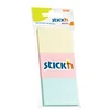 Stickxb4N Lipnūs lapeliai Stick´N 21126, 38x51mm, 3×100 lapelių, 3 pastelinės spalvos, blisteryje