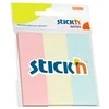 Lipnūs lapeliai Stick´N 21128, 76x25mm, 3x50 lapelių, 3 pastelinės spalvos, blisteryje