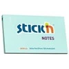 Lipnūs lapeliai Stick´N 21155, 76x127mm, 100 lapelių, melsvos spalvos