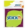 Stickxb4N Lipnūs lapeliai Stick´N 21180, 50 lapelių, Lapo formos, žalios spalvos, blisteryje