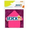 Lipnūs lapeliai Stick´N 21181, 50 lapelių, rodyklės formos, rožinės spalvos, blisteryje