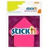 Lipnūs lapeliai Stick´N 21181, 50 lapelių, rodyklės formos, rožinės spalvos, blisteryje
