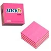 Lipnūs lapeliai Stick´N 21337, 51x51mm, 250 lapelių , 2 rožinės spalvos