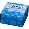 *Lipnūs lapeliai Stick´N 21430, Z-Notes, 76x76mm, 200 lapelių, su kartoniniu dėklu, gėlytės formos, geltonos ir rožinės spalvos