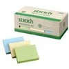 Lipnūs lapeliai Stick´N Eco 21407, 38x51mm, 12x100 lapelių, 3 pastelinių spalvų