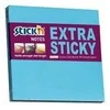 Lipnūs lapeliai Stick´N Extra Sticky 21673, 76x76mm, 90 lapelių, neoninės mėlynos spalvos