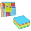 Lipnūs lapeliai StickN 21538, 76x76mm, 400l neoninių mėlynų atspalvių