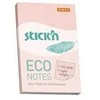 Lipnūs lapeliai StickN, 21742, Eco, 76x51mm, 100 lapelių, rožinės spalvos