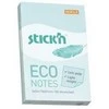 Lipnūs lapeliai StickN, 21743, Eco, 76x51mm, 100 lapelių, melsvos spalvos