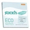 Stickxb4N Lipnūs lapeliai StickN, 21747, Eco, 76x76mm, 100 lapelių, melsvos spalvos