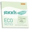 Lipnūs lapeliai StickN, 21748, Eco, 76x76mm, 100 lapelių, žalsvos spalvos