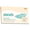 Lipnūs lapeliai StickN, 21749, Eco, 76x127mm, 100 lapelių, geltonos spalvos
