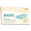 Lipnūs lapeliai StickN, 21749, Eco, 76x127mm, 100 lapelių, geltonos spalvos