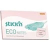 Lipnūs lapeliai StickN, 21750, Eco, 76x127mm, 100 lapelių, rožinės spalvos
