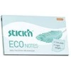 Lipnūs lapeliai StickN, 21751, Eco, 76x127mm, 100 lapelių, melsvos spalvos