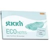 Lipnūs lapeliai StickN, 21751, Eco, 76x127mm, 100 lapelių, melsvos spalvos
