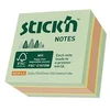 Lipnūs lapeliai StickN 21889 FSC 51x51mm, 240 lapelių, pastelinės spalvos
