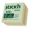 Lipnūs lapeliai StickN 21889 FSC 51x51mm, 240 lapelių, pastelinės spalvos