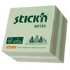 Lipnūs lapeliai StickN 21891 FSC 76x76mm, 400 lapelių, pastelinės spalvos