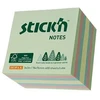 Lipnūs lapeliai StickN 21891 FSC 76x76mm, 400 lapelių, pastelinės spalvos