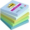 Lipnūs lapeliai užrašams 3M Post-it® Super Sticky Oasis, 76x76mm, 5 vnt. po 90 lapelių