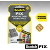 Lipnūs montavimo kvadratėliai Scotch-FIX™ 108 12,7mm x 12,7mm 64vnt/pak