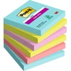Lipnus užrašų lapeliai 3M Post-it® Super Sticky Cosmic, 76mmx76mm, 6vnt. po 90 lapelių