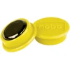 Magnetai Nobo, 24mm, geltonos spalvos, 10 vnt./pak.
