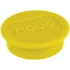 Magnetai Nobo, 24mm, geltonos spalvos, 10 vnt./pak.