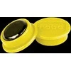 Magnetai Nobo, 24mm, geltonos spalvos, 10 vnt./pak.