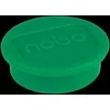 Magnetai Nobo, 24mm, žalios spalvos, 10 vnt./pak.