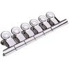 Metalinis spaustukas DELI 51mm sidabrinės spalvos 6vnt/pak